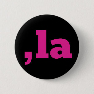 Comma La Kamala Harris - anpassad textdesign Knapp