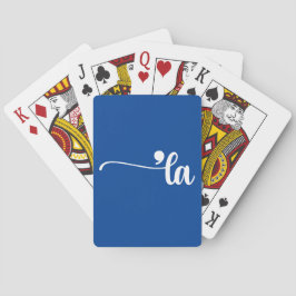Comma La | Kamala Harris Blue Casinokort
