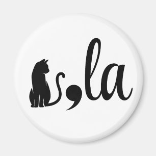 Comma La Kamala Harris - cat mamma för Kamala Magnet