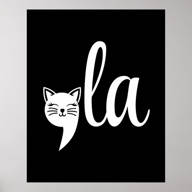 Comma La Kamala Harris - cat mamma för Kamala Poster (Framsidan)
