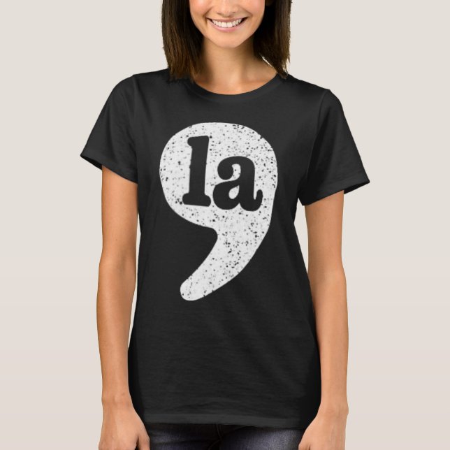 Comma La Kamala Harris Coma La President 2024 Elec T Shirt (Framsida)