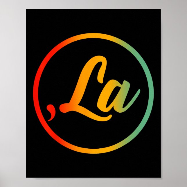 Comma La Kamala Harris för president 2024 Poster (Framsidan)