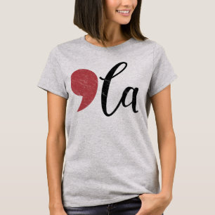 "comma-la" Kamala Harris för president 2024 T Shirt