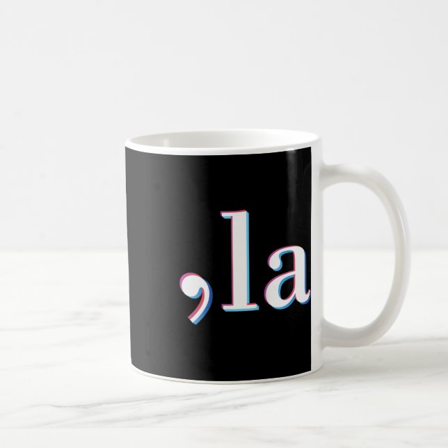 Comma La Kamala Harris Funny 1 Kaffemugg (Höger)