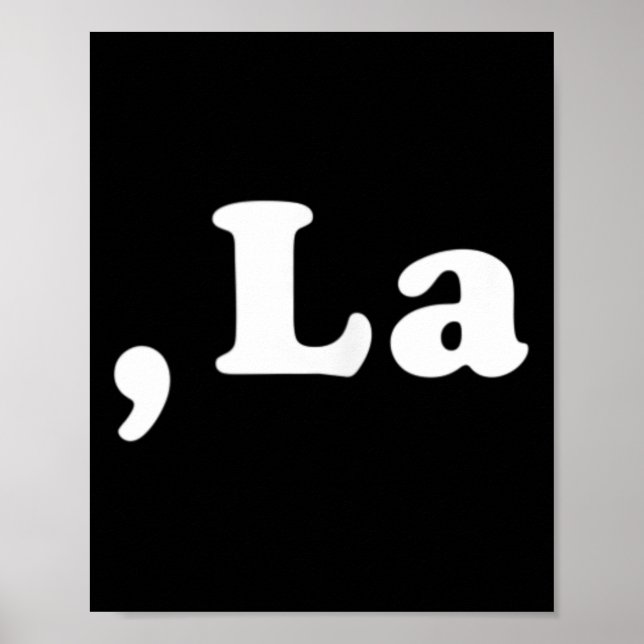 Comma La Kamala Harris Funny Democrat Support 2020 Poster (Framsidan)