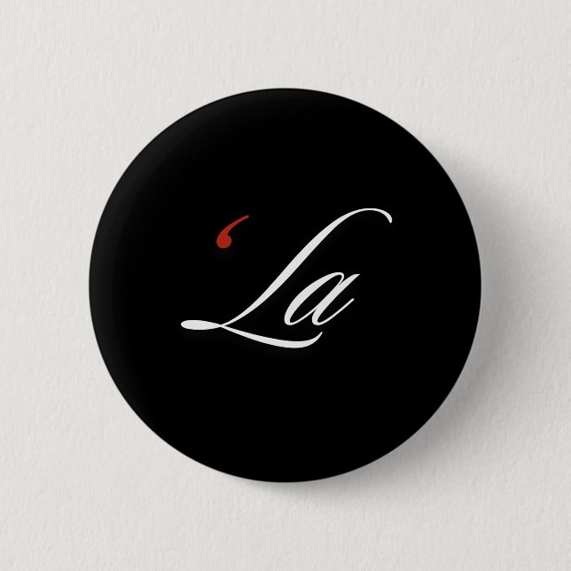 Comma La Kamala Harris Funny Punktation La Electi Knapp (Framsida)