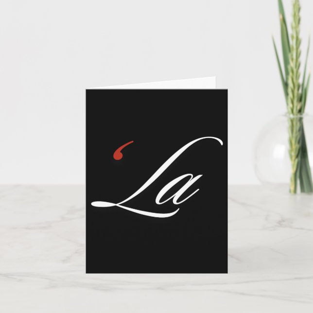 Comma La Kamala Harris Funny Punktation La Electi Kort (Framsida)