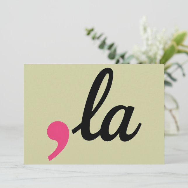 Comma La Kamala Harris President 2024 Stop Project Inbjudningar (Stående Fram)