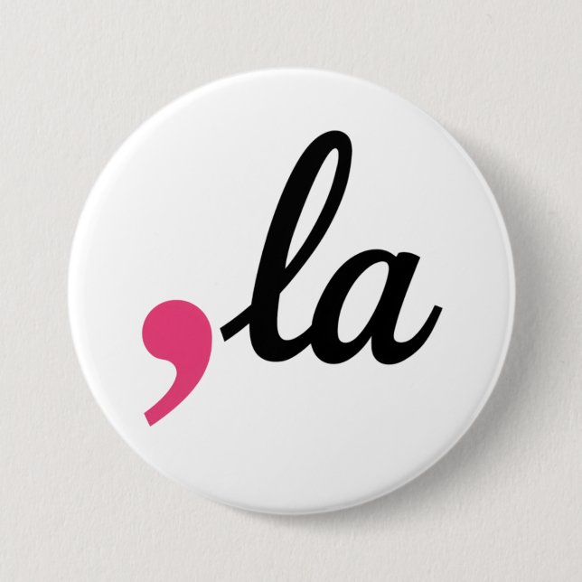 Comma La Kamala Harris President 2024 Stop Project Knapp (Framsida)