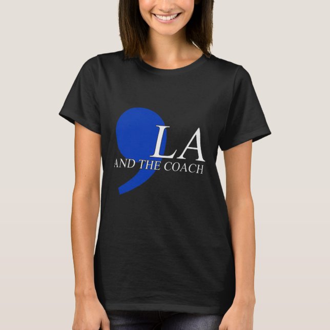 Comma La Kamala Harris Tim W Coach 2024 La Comma T Shirt (Framsida)