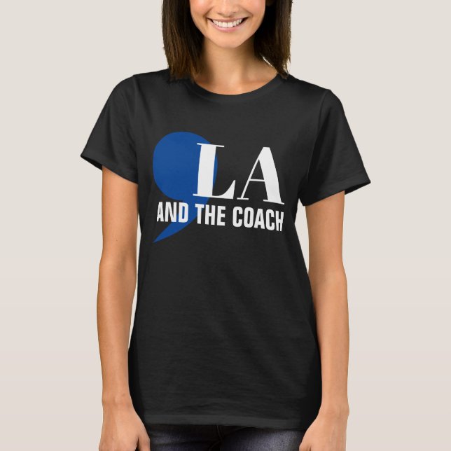 Comma La Kamala Harris Tim Walz Coach 2024 Commala T Shirt (Framsida)