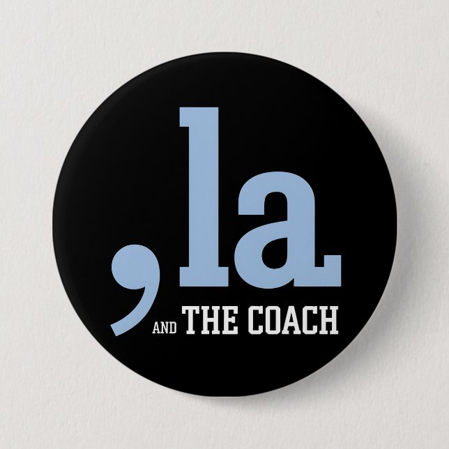 Comma La Kamala Harris Tim Walz Coach 2024 Knapp (Framsida)