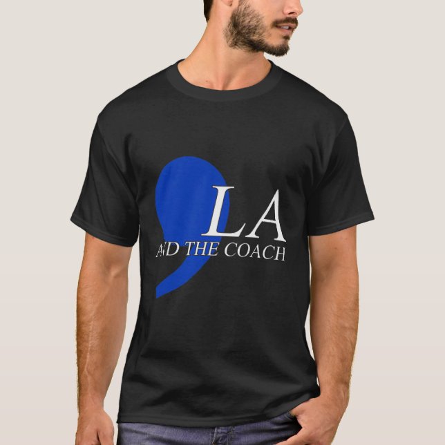 Comma La Kamala Harris Tim Wheimer Coach 2024 La C T Shirt (Framsida)