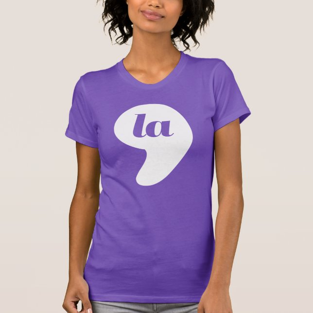 Comma La - Kamala Lila T Shirt (Framsida)