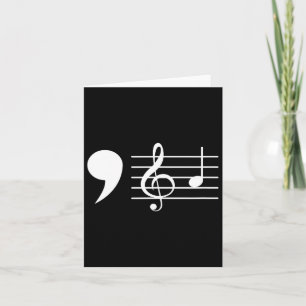 Comma La Musik noter Kamala Harris Music Teacher E Kort
