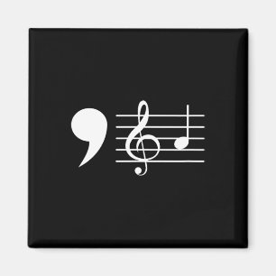 Comma La Musik noter Kamala Harris Music Teacher E Magnet