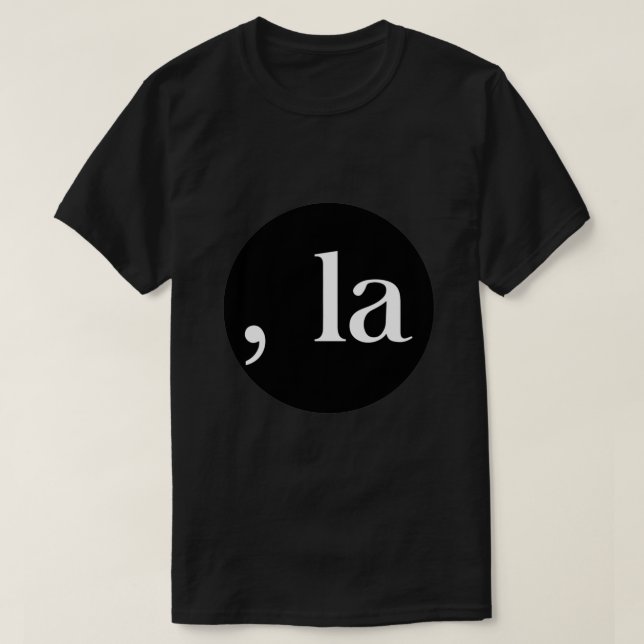 Comma la New T Shirt (Design framsida)