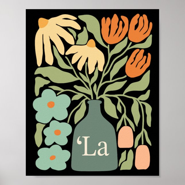 Comma La Subtle Boho Flowers Kamala Harris Fru P Poster (Framsidan)