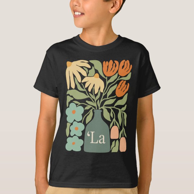 Comma La Subtle Boho Flowers Kamala Harris Fru P T Shirt (Framsida)