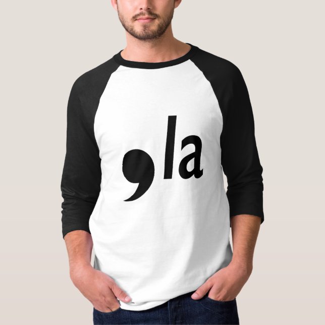 comma la t shirt (Framsida)