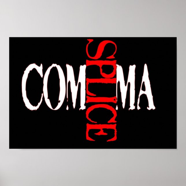 Comma Splice Poster (Framsidan)
