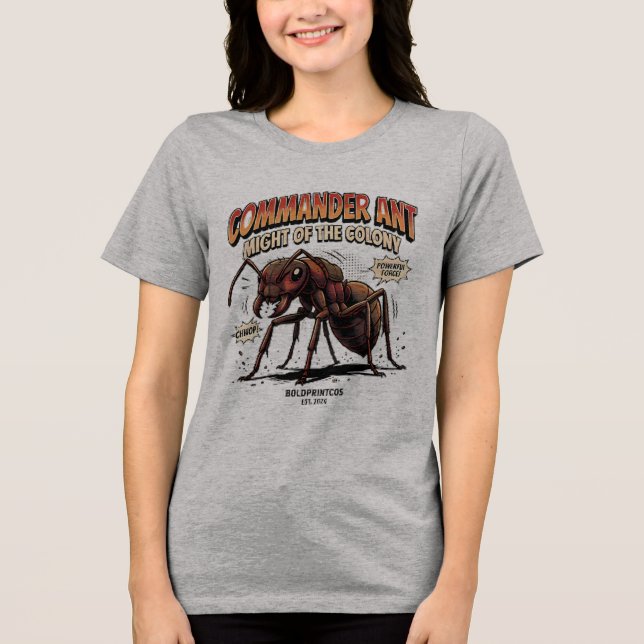 Commander Ant Dam T-Shirt (Framsida)