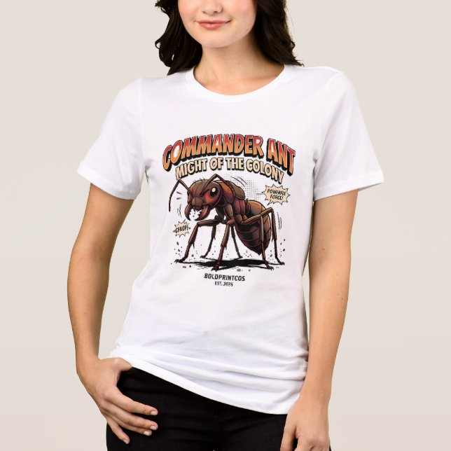 Commander Ant Dam T-Shirt (Framsida)