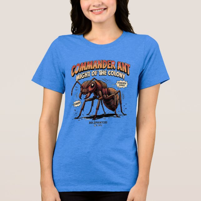 Commander Ant Dam T-Shirt (Framsida)