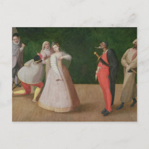 Commedia dell'Arte Company Vykort