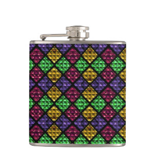 Commedia dell'Arte Harlequin Jewel Box Fickplunta