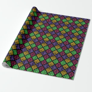 Commedia dell'Arte Harlequin Jewel Box Presentpapper