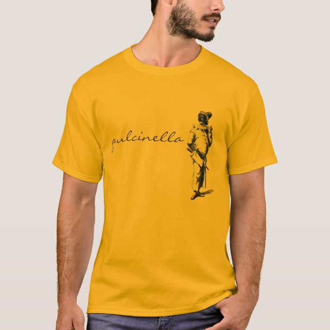 Commedia dell'ArtePulcinella T-tröja Tee (Framsida)