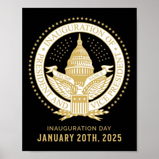Commemorate 60th Presidential Inauguration Preside Poster (Framsidan)