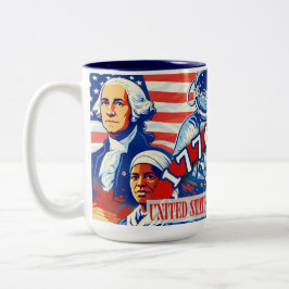 Commemorative 1776-2026 USA Personalized Två-Tonad Mugg