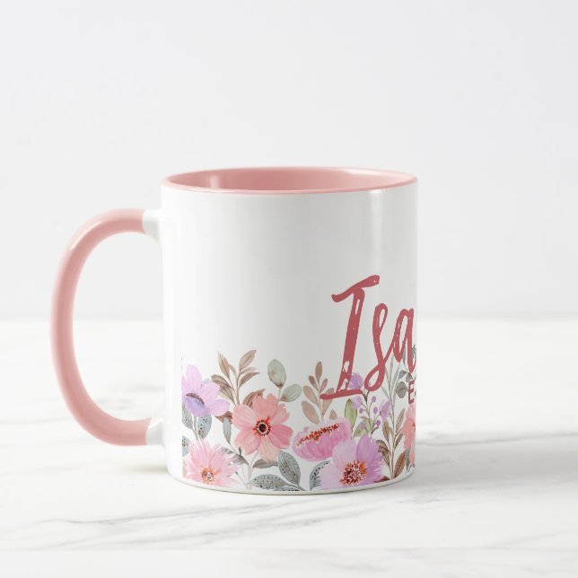 Commemorative floral mug mugg (Vänster)