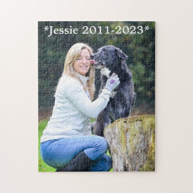 Commemorative Photo Pet Pussel (Vertikal)