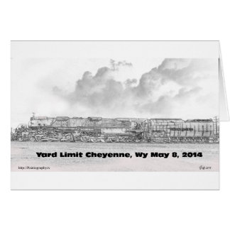 Commerative gåvakort av den stora pojken #4014 hälsningskort