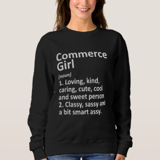 Commerce Girl Ga Georgia Funny City Roots T Shirt