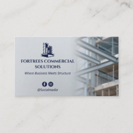 Commercial Building Contractors | Iron Gray Visitkort