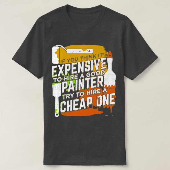 Commercial Painter Gift T Shirt (Design framsida)