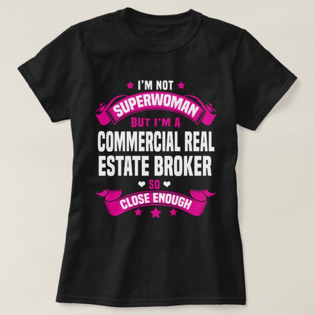 Commercial Real Gods Broker T Shirt (Design framsida)