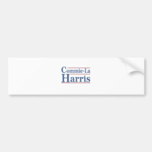 Commie-La Harris 2024 Funny Anti Kamala Harris Bildekal