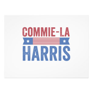 Commie-La Harris 2024 Funny Anti Kamala Harris Fototryck