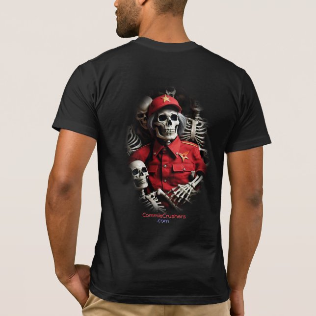 CommieCrushersDesign001 T Shirt (Baksida)