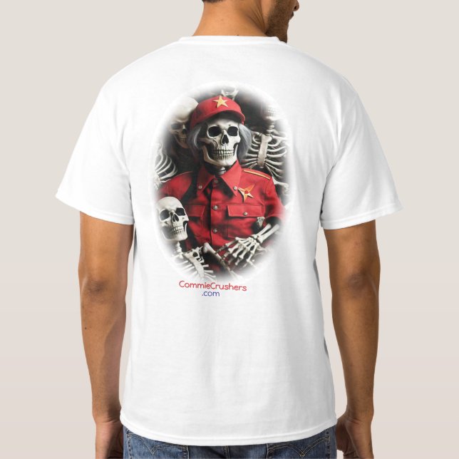 CommieCrushersDesign001 T Shirt (Baksida)