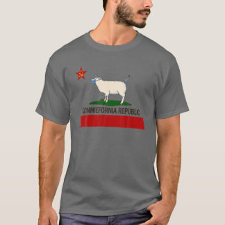 Commiefornia Republic California State Flag Funny T Shirt