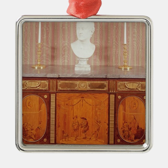 Commode 1776-79 julgransprydnad metall (Framsidan)