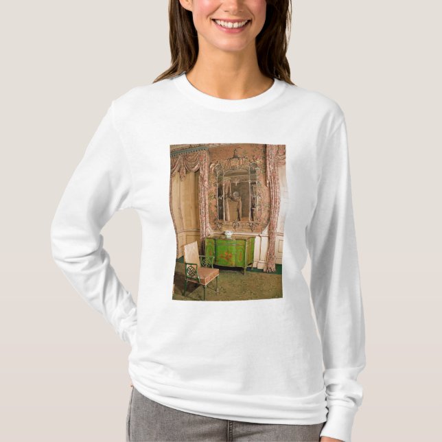 Commode och stol i den statliga bedchamberen tee shirt (Framsida)