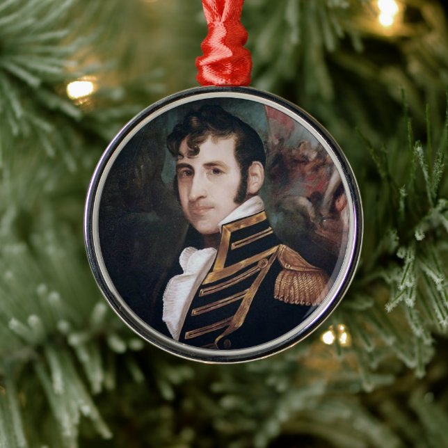 Commodore Stephen Decatur Julgransprydnad Metall (Träd)