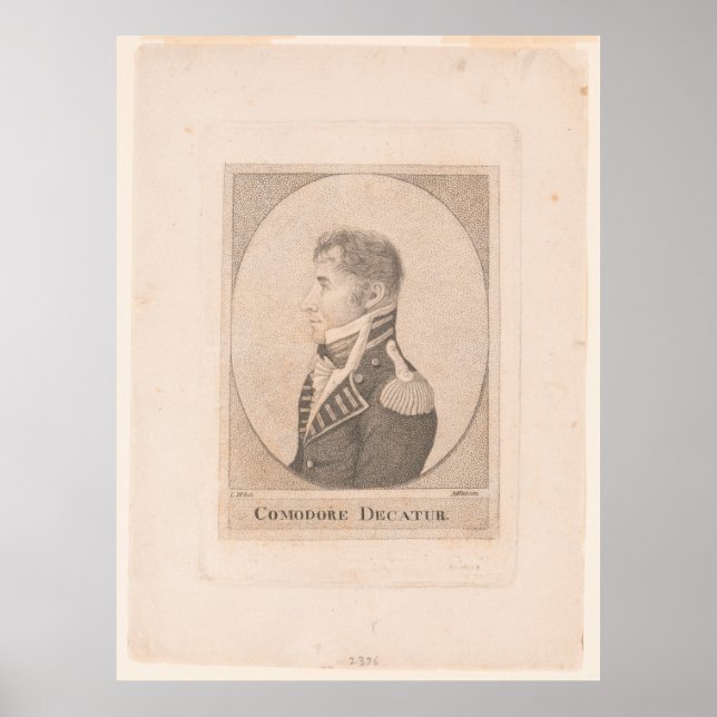 Commodore Stephen Decatur Poster (Framsidan)
